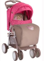 Коляска Lorelli Foxy with cover Beige&Rose Princess фото №1 — интернет-магазин Desire.md