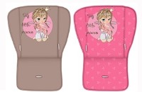 Коляска Lorelli Foxy with cover Beige&Rose Princess фото №3 — интернет-магазин Desire.md