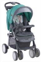 Коляска Lorelli Foxy with cover Green&Grey Friends фото №2 — интернет-магазин Desire.md