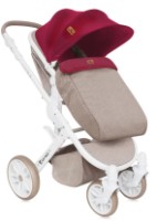 Коляска Lorelli Luna Beige&Red фото №2 — интернет-магазин Desire.md