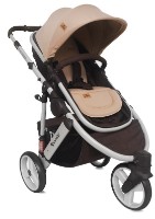 Коляска Lorelli Luna Brown&Beige фото №3 — интернет-магазин Desire.md