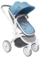 Коляска Lorelli Luna Grey&Blue фото №3 — интернет-магазин Desire.md