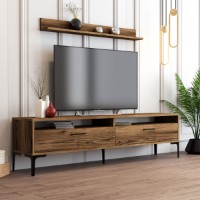 Comodă TV Hanah Home Istanbul Walnut imaginea #2 — magazin online Desire.md
