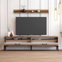Comodă TV Hanah Home Istanbul Walnut Cream imaginea #3 — magazin online Desire.md