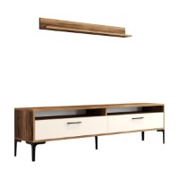 Comodă TV Hanah Home Istanbul Walnut Cream imaginea #5 — magazin online Desire.md