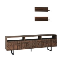 Comodă TV Hanah Home Aristo Walnut imaginea #10 — magazin online Desire.md