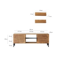 Comodă TV Hanah Home Lidya Oak imaginea #11 — magazin online Desire.md