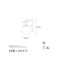 Candelabru de perete Opviq Zahar 13113 imaginea #7 — magazin online Desire.md