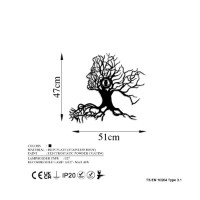 Candelabru de perete Opviq Tree Man imaginea #8 — magazin online Desire.md