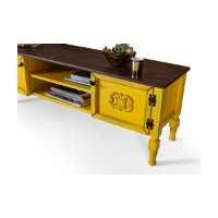 Comodă TV Hanah Home Ada TV Yellow imaginea #5 — magazin online Desire.md
