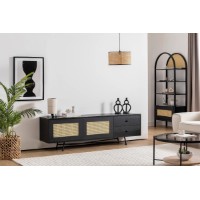 Comodă TV Hanah Home Nala 180 Black