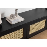 Comodă TV Hanah Home Nala 180 Black imaginea #6 — magazin online Desire.md
