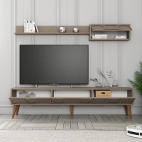 Comodă TV Hanah Home Lyon 2 Atlas Walnut imaginea #2 — magazin online Desire.md