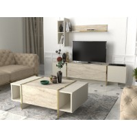 Comodă TV Hanah Home Veyron Travertine imaginea #6 — magazin online Desire.md