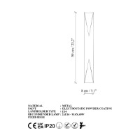Candelabru de perete Opviq Vega 15366 imaginea #9 — magazin online Desire.md
