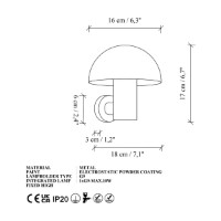 Candelabru de perete Opviq Kubbe 16000 D imaginea #6 — magazin online Desire.md