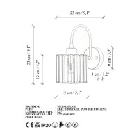 Candelabru de perete Opviq Yakops 15710 A imaginea #10 — magazin online Desire.md