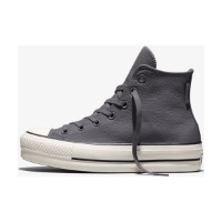 Ghete pentru dame Converse Chuck Taylor All Star Lift Darker Grey/Egret/Black, s.36 imaginea #3 — magazin online Desire.md