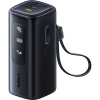 Acumulator extern Baseus EnerGeek GX11 MiFi 20000mAh with Cable Type-C 0.3m Cosmic Black (E0025701)