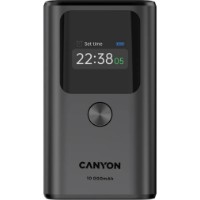 Acumulator extern Canyon OnPower 130 10000mAh Dark Grey (CNS-CPB130DG)