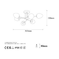 Люстра Opviq Camflo 10385 фото №7 — интернет-магазин Desire.md