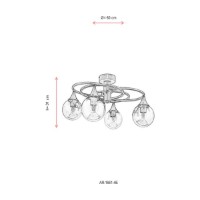 Люстра Opviq AR-1661-4E фото №3 — интернет-магазин Desire.md