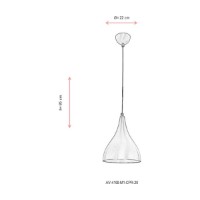 Lustră Opviq AV-4100-M1-CPR-20 imaginea #3 — magazin online Desire.md