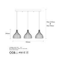 Люстра Opviq Cafu 11566 1 фото №6 — интернет-магазин Desire.md