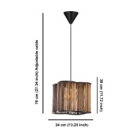 Lustră Opviq Wooden Cage imaginea #5 — magazin online Desire.md