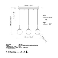 Lustră Opviq Orbital 15-14012 imaginea #7 — magazin online Desire.md