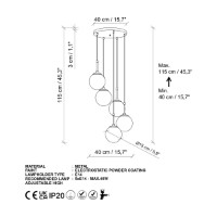 Lustră Opviq Orbital 15-14016 imaginea #7 — magazin online Desire.md