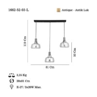 Люстра Opviq Ace 52-03-L фото №3 — интернет-магазин Desire.md