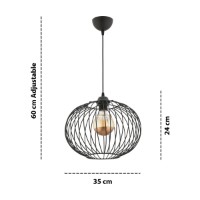 Lustră Opviq Sferoid Black imaginea #3 — magazin online Desire.md