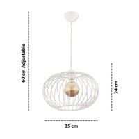 Lustră Opviq Sferoid White imaginea #3 — magazin online Desire.md
