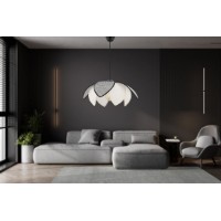 Люстра Opviq Peony Hazeran Grey White