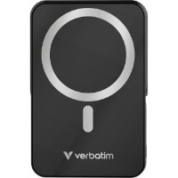Acumulator extern Verbatim Charge 'n' Go Magnetic Wireless 10000mAh with Stand Black (32264)