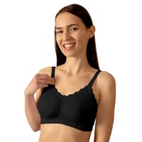 Sutien pentru alaptat BabyOno E 80-85 Black (0585/27) imaginea #4 — magazin online Desire.md