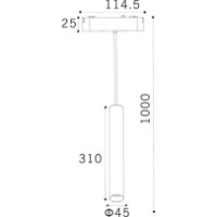 Sistem de iluminat pe șină Lampardi LP9098-15W Slim imaginea #2 — magazin online Desire.md