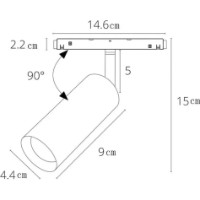 Трековые системы освещения Lampardi LP9115 Spot 7W Slim фото №2 — интернет-магазин Desire.md