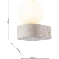 Candelabru de perete Lampardi Stone LP5283-1W imaginea #3 — magazin online Desire.md