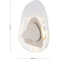 Candelabru de perete Lampardi Stone LP5288-1W imaginea #3 — magazin online Desire.md