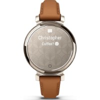 Smartwatch Garmin Lily 2 Classic Cream Gold with Tan Leather Band (010-02839-72)