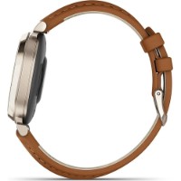 Smartwatch Garmin Lily 2 Classic Cream Gold with Tan Leather Band (010-02839-72) imaginea #4 — magazin online Desire.md