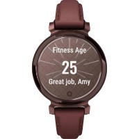 Smartwatch Garmin Lily 2 Classic Dark Bronze with Mulberry Leather Band (010-02839-73)