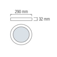 Потолочный светильник Horoz Milena-36W White (016-083-0036) фото №2 — интернет-магазин Desire.md
