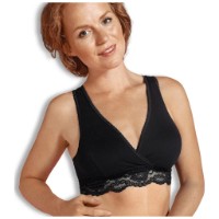 Sutien pentru alaptat Carriwell Crossover Sleeping Black L (CW.236653) imaginea #6 — magazin online Desire.md