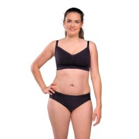 Бюстгальтер для кормящих мам Carriwell Organic Maternity Black M (CW.236695) фото №6 — интернет-магазин Desire.md