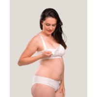 Бюстгальтер для кормящих мам Carriwell Organic Maternity White S (CW.236692) фото №4 — интернет-магазин Desire.md