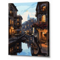 Tablou pe numere Art Gallery Econom Canal 30x40cm (EX8292)