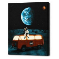 Tablou pe numere Art Gallery Econom Campingul astronautului 40x50cm (GX42444)